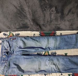 Silver boot cut jeans
